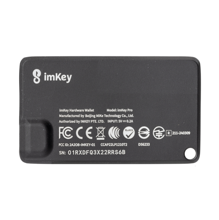 imKey Pro Hardware Wallet – Secure Cold Wallet for Crypto Assets