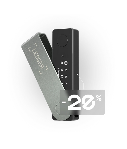 Ledger Nano X Onyx Black hardware wallet