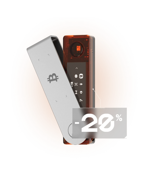 Ledger Nano X BTC Orange hardware wallet