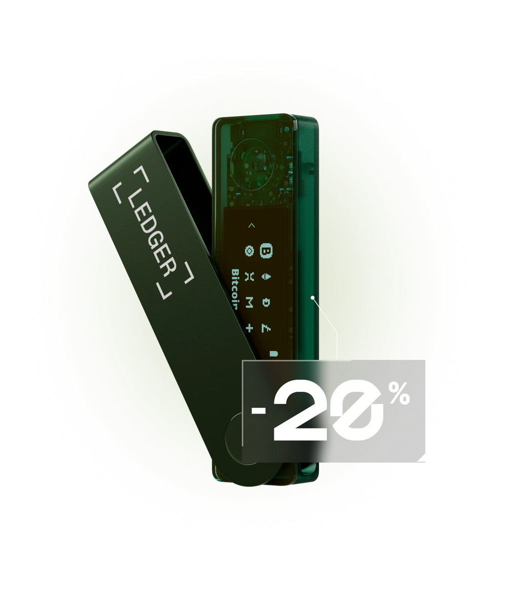 Ledger Nano X Emerald Green hardware wallet