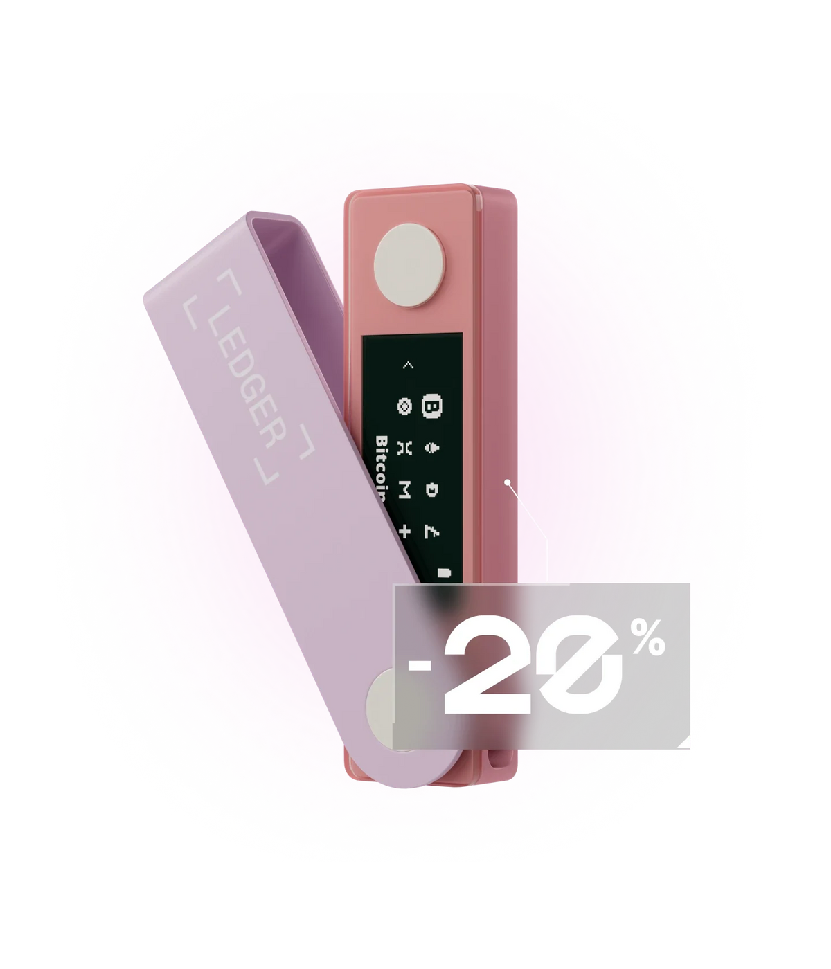 Ledger Nano X Pastel Pink hardware wallet