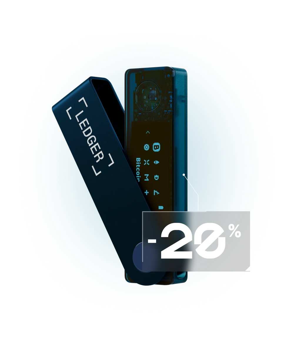 Ledger Nano X Sapphire Blue hardware wallet