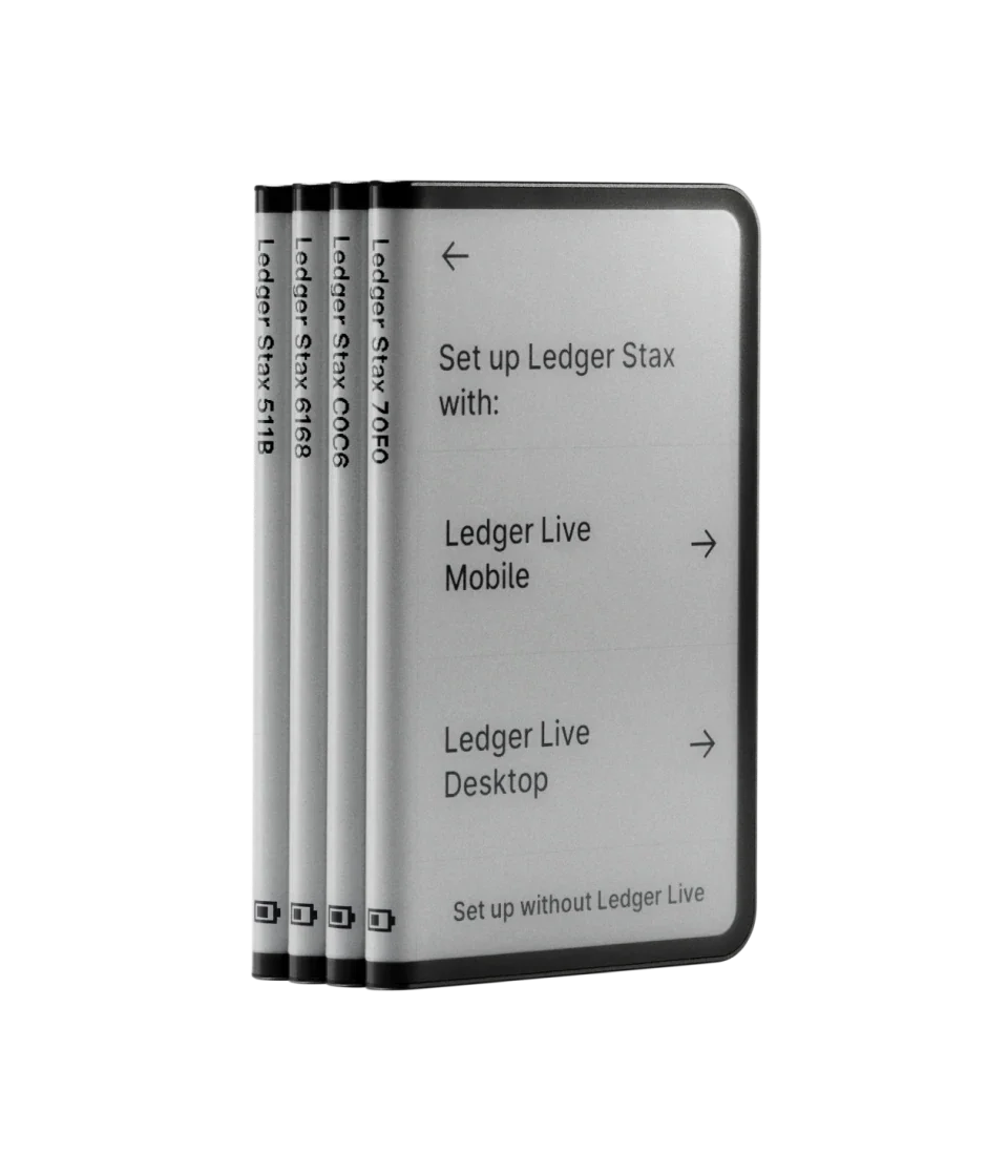 Ledger Stax Graphite with Recovery Key