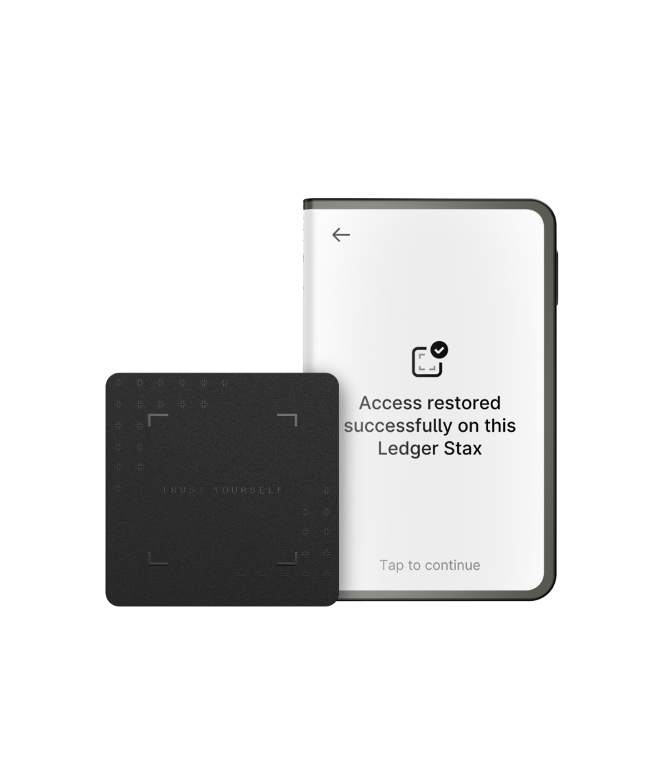 Ledger Stax Graphite with Recovery Key